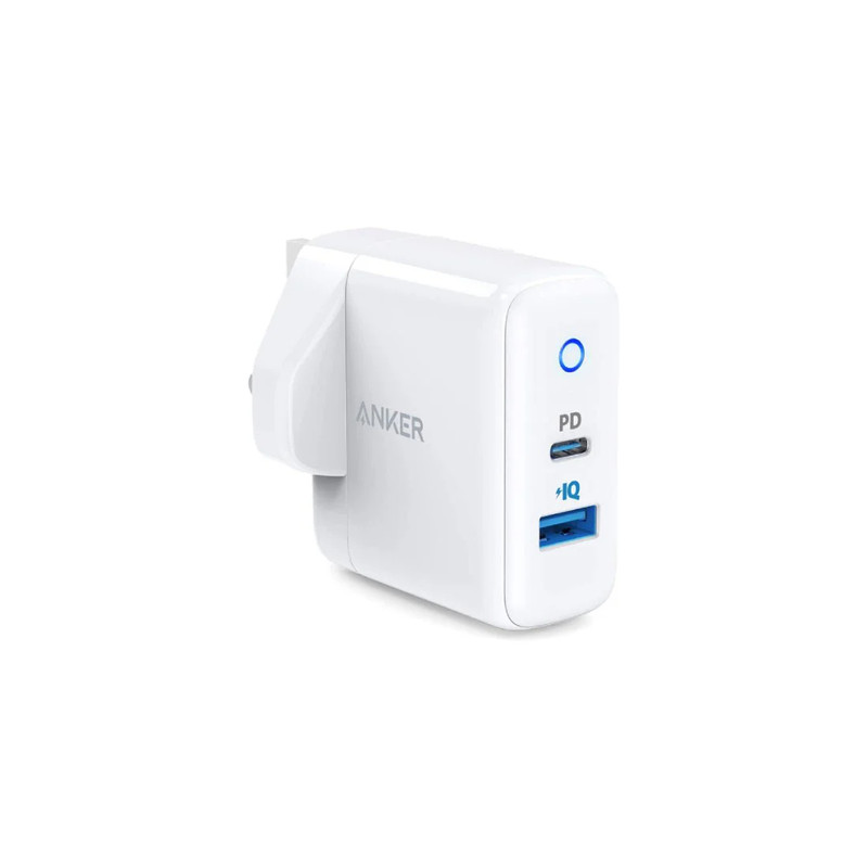 Anker PowerPort PD 2 30W USB-C Adapter - White - محول